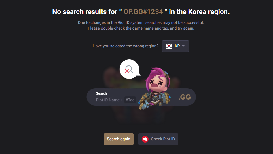 Minha conta de invocador não está aparecendo – OP.GG Help Center